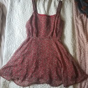 Red floral Summer Dress
